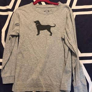 Classic grey black dog long sleeve.